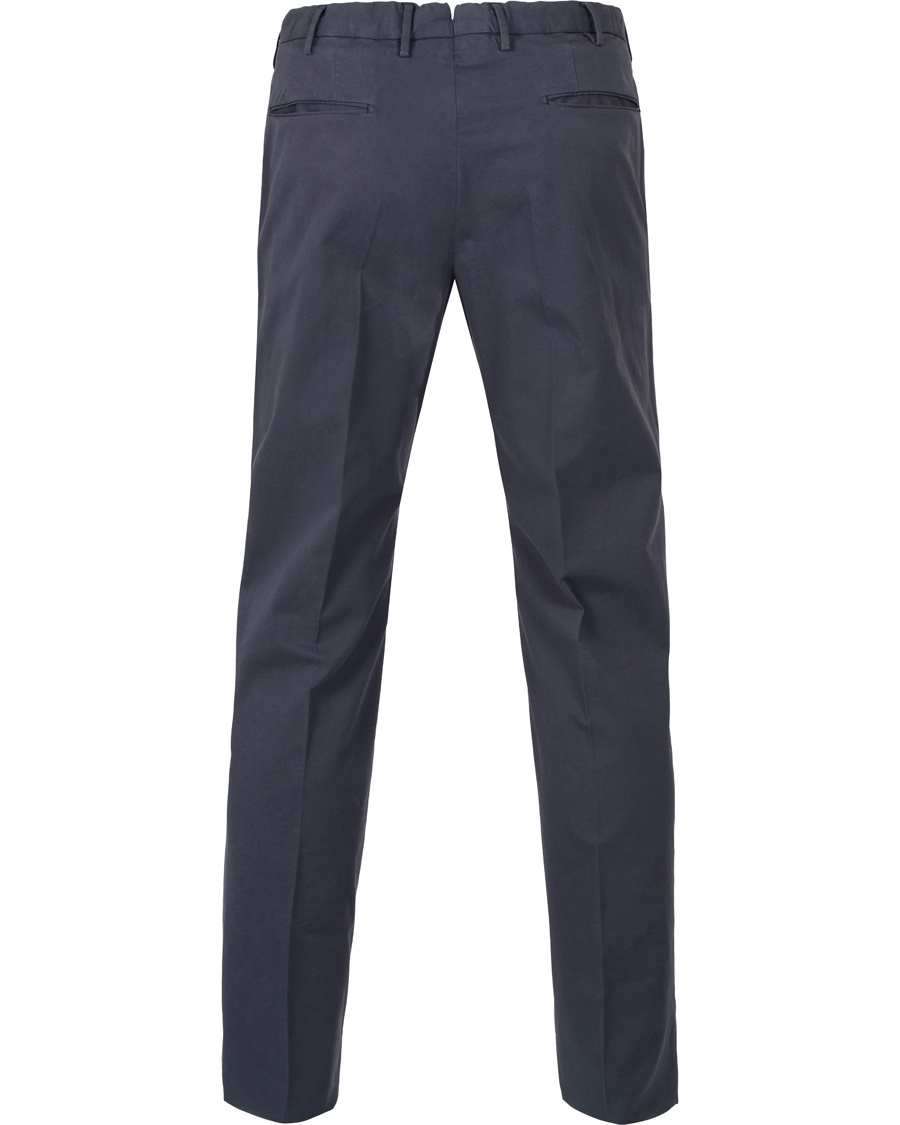 Homme | Pantalons | Incotex | Slim Fit Stretch Chinos Navy