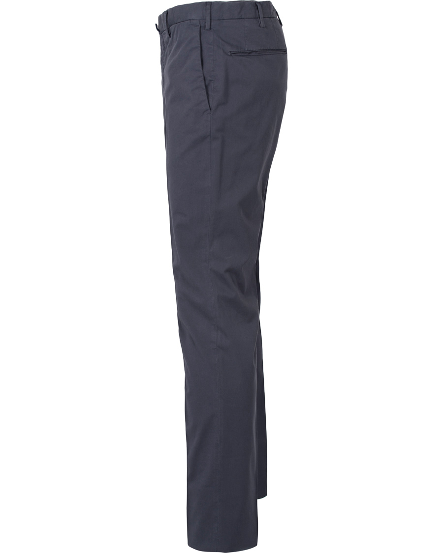 Homme | Pantalons | Incotex | Slim Fit Stretch Chinos Navy