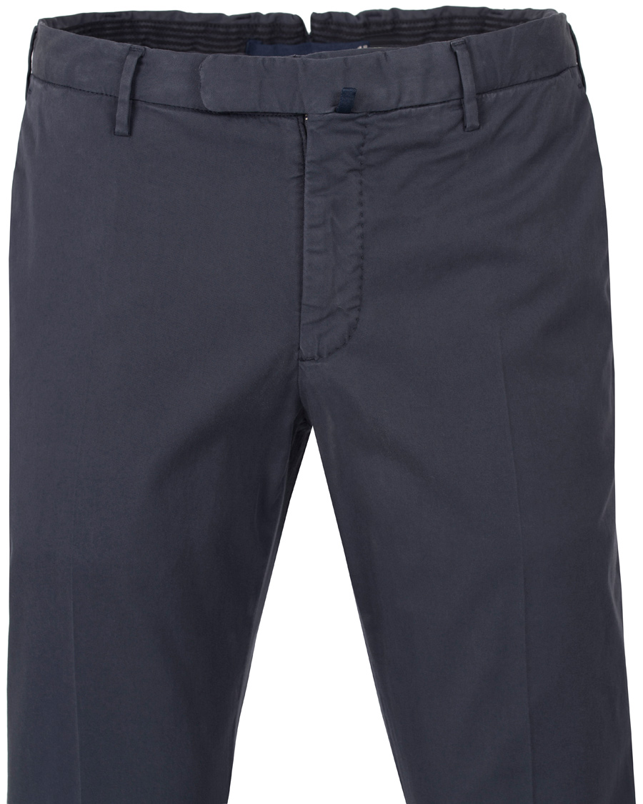 Homme | Pantalons | Incotex | Slim Fit Stretch Chinos Navy