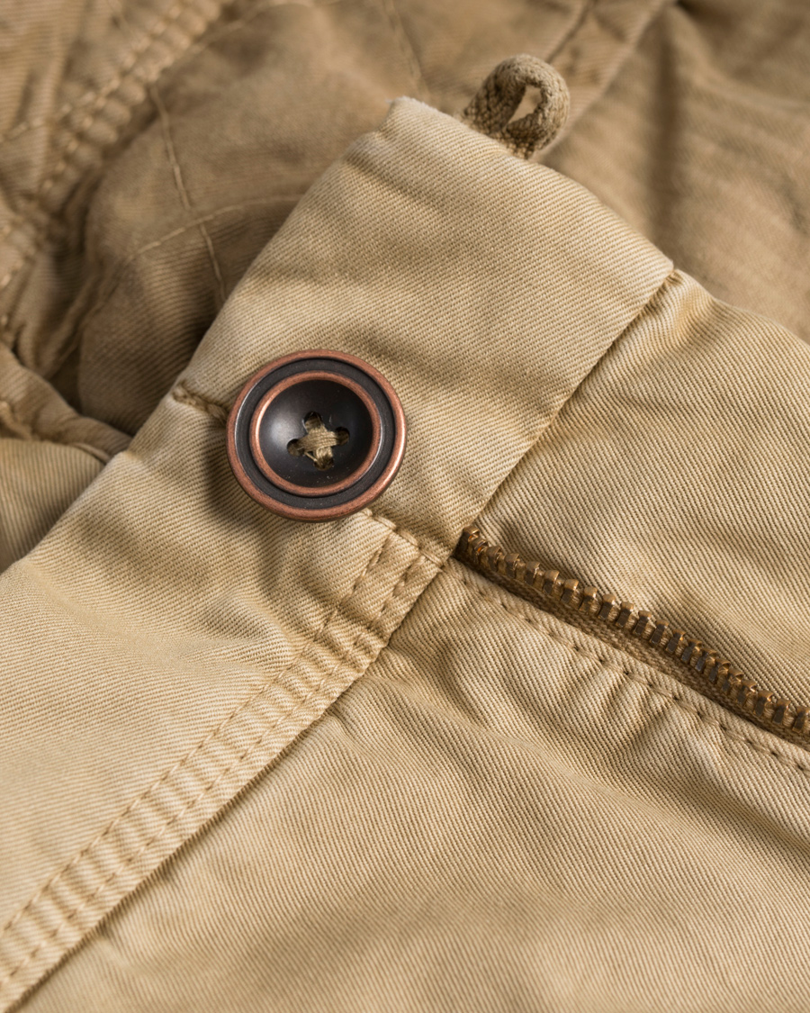Homme | Pantalons | Incotex | Slim Fit Stretch Slacks Khaki