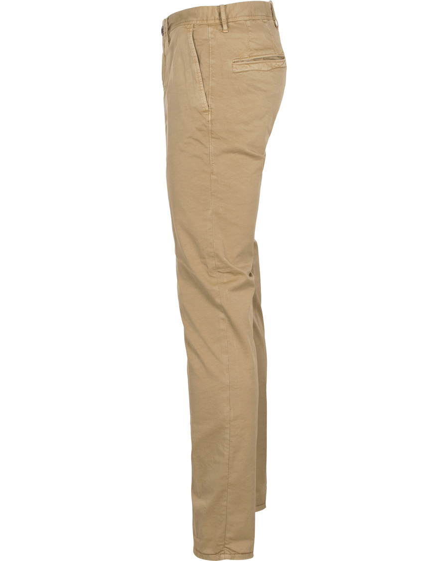 Homme | Pantalons | Incotex | Slim Fit Stretch Slacks Khaki