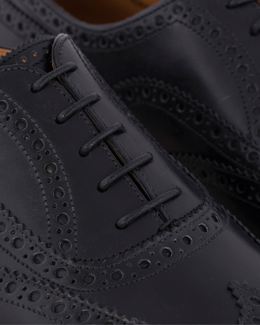 Homme | Bally Herico Brogue Sneaker Black Calf | Bally | Herico Brogue Sneaker Black Calf