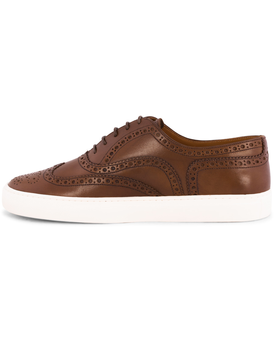 Heren | Bally Herico Brogue Sneaker Tobacco Calf | Bally | Herico Brogue Sneaker Tobacco Calf