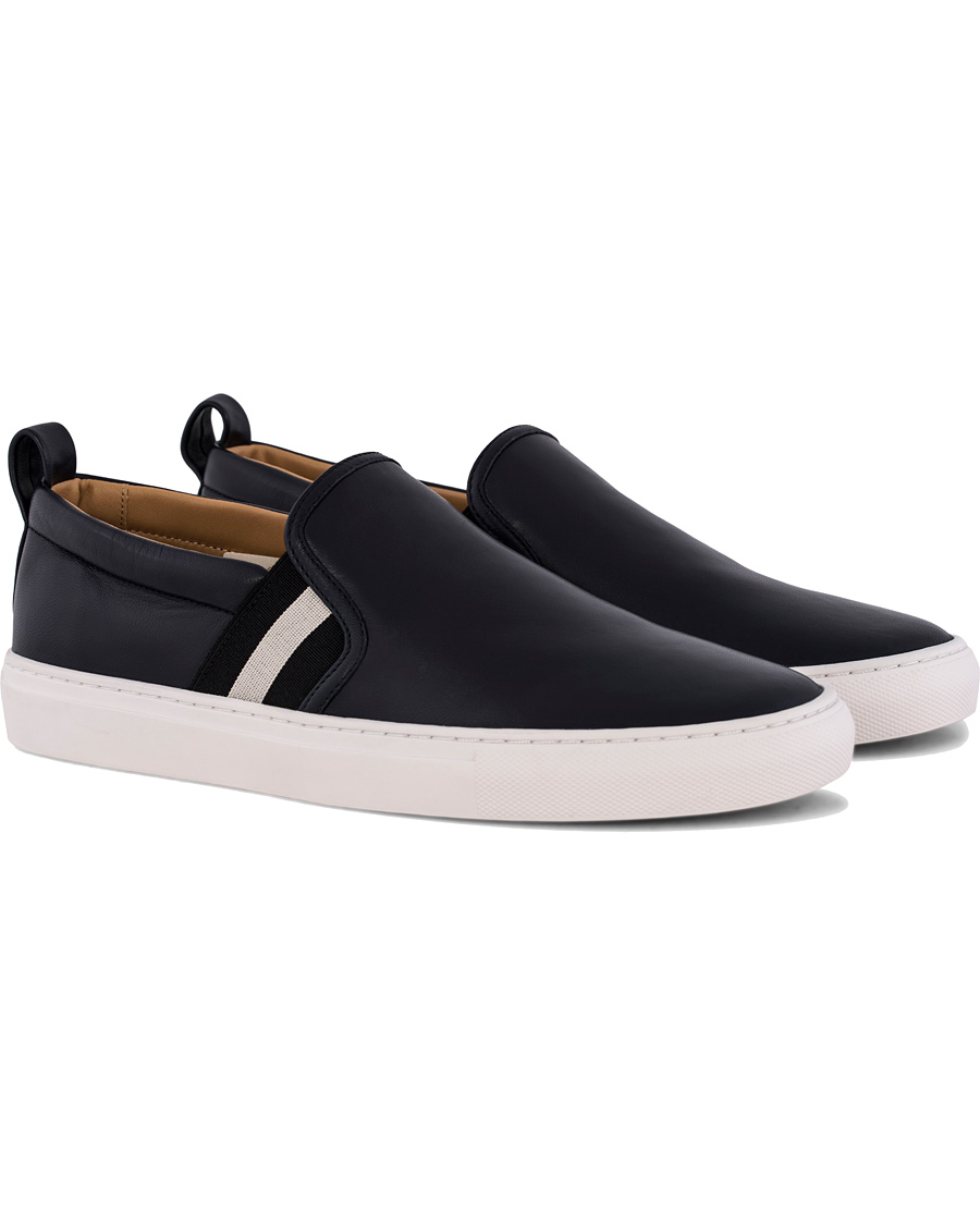 Homme | Bally Herald Slip-On Sneaker Blue Navy Calf | Bally | Herald Slip-On Sneaker Blue Navy Calf