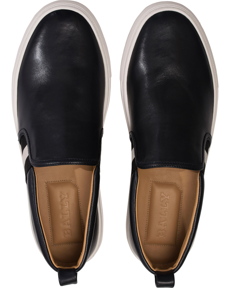 Homme | Bally Herald Slip-On Sneaker Blue Navy Calf | Bally | Herald Slip-On Sneaker Blue Navy Calf