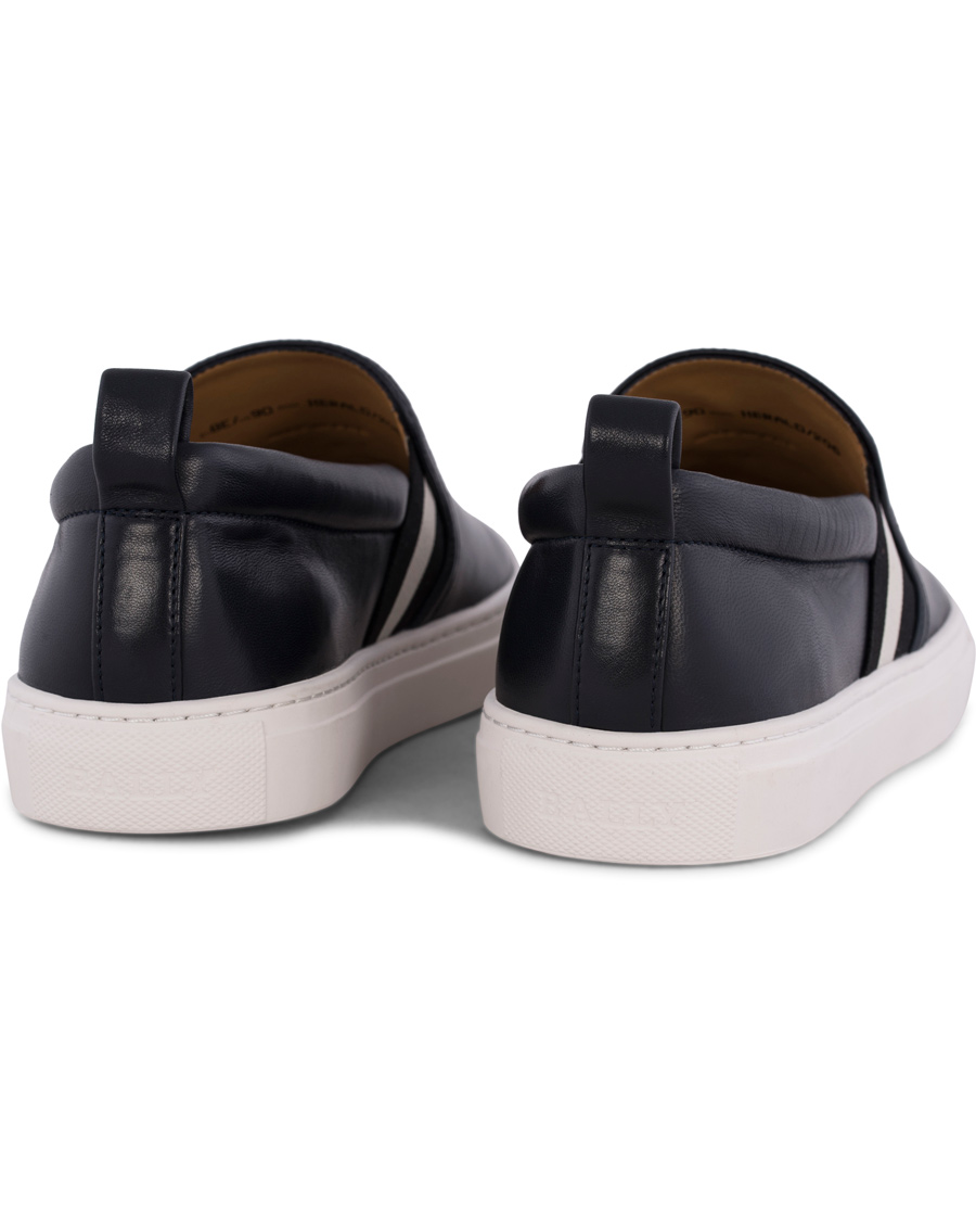 Homme | Bally Herald Slip-On Sneaker Blue Navy Calf | Bally | Herald Slip-On Sneaker Blue Navy Calf