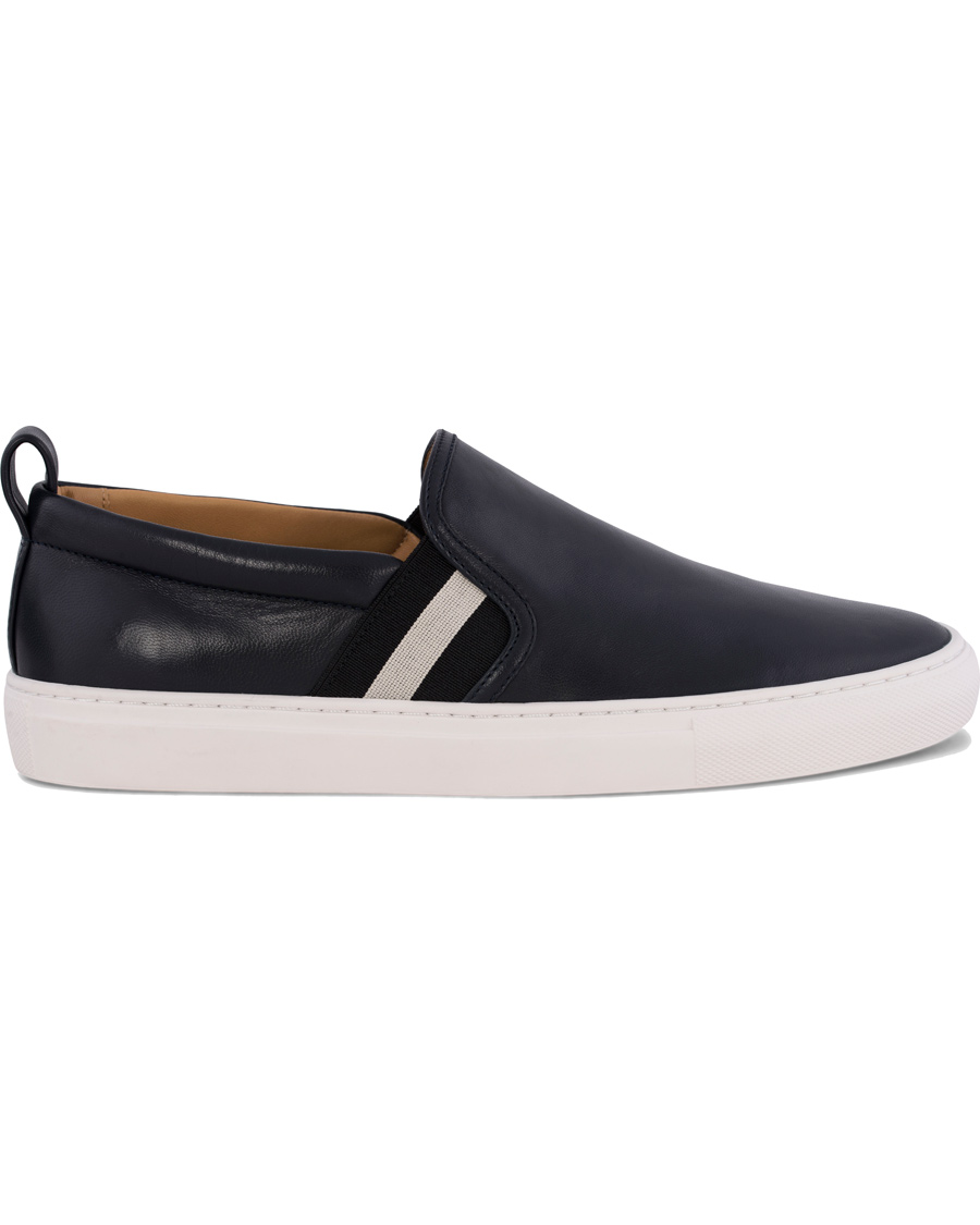 Homme | Bally Herald Slip-On Sneaker Blue Navy Calf | Bally | Herald Slip-On Sneaker Blue Navy Calf