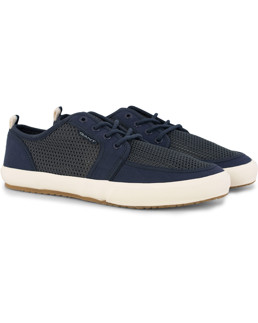 Heren | GANT Samuel Mesh Sneaker Navy Blue | GANT | Samuel Mesh Sneaker Navy Blue