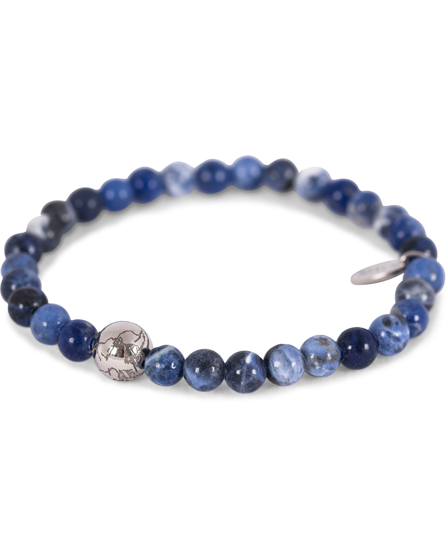 Homme | Eton Sodalite Bracelet Medium Dark Blue | Eton | Sodalite Bracelet Medium Dark Blue