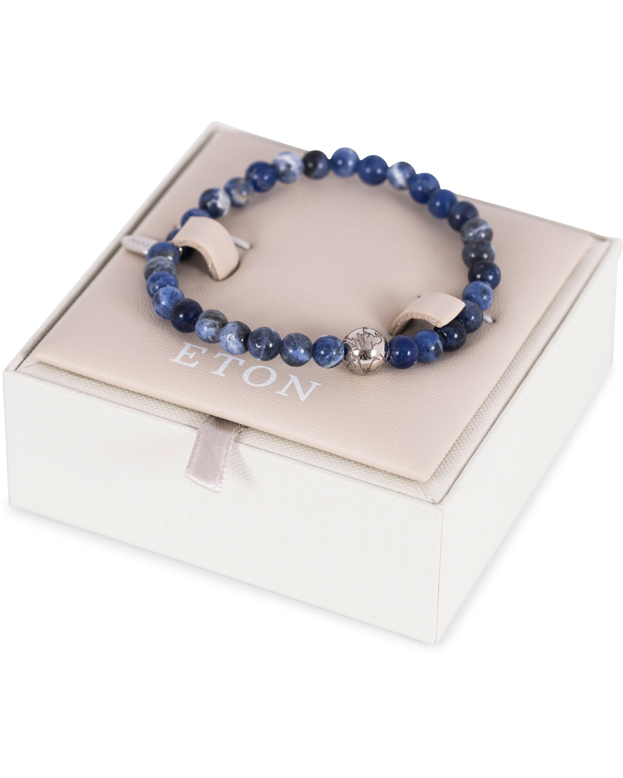 Homme | Eton Sodalite Bracelet Medium Dark Blue | Eton | Sodalite Bracelet Medium Dark Blue
