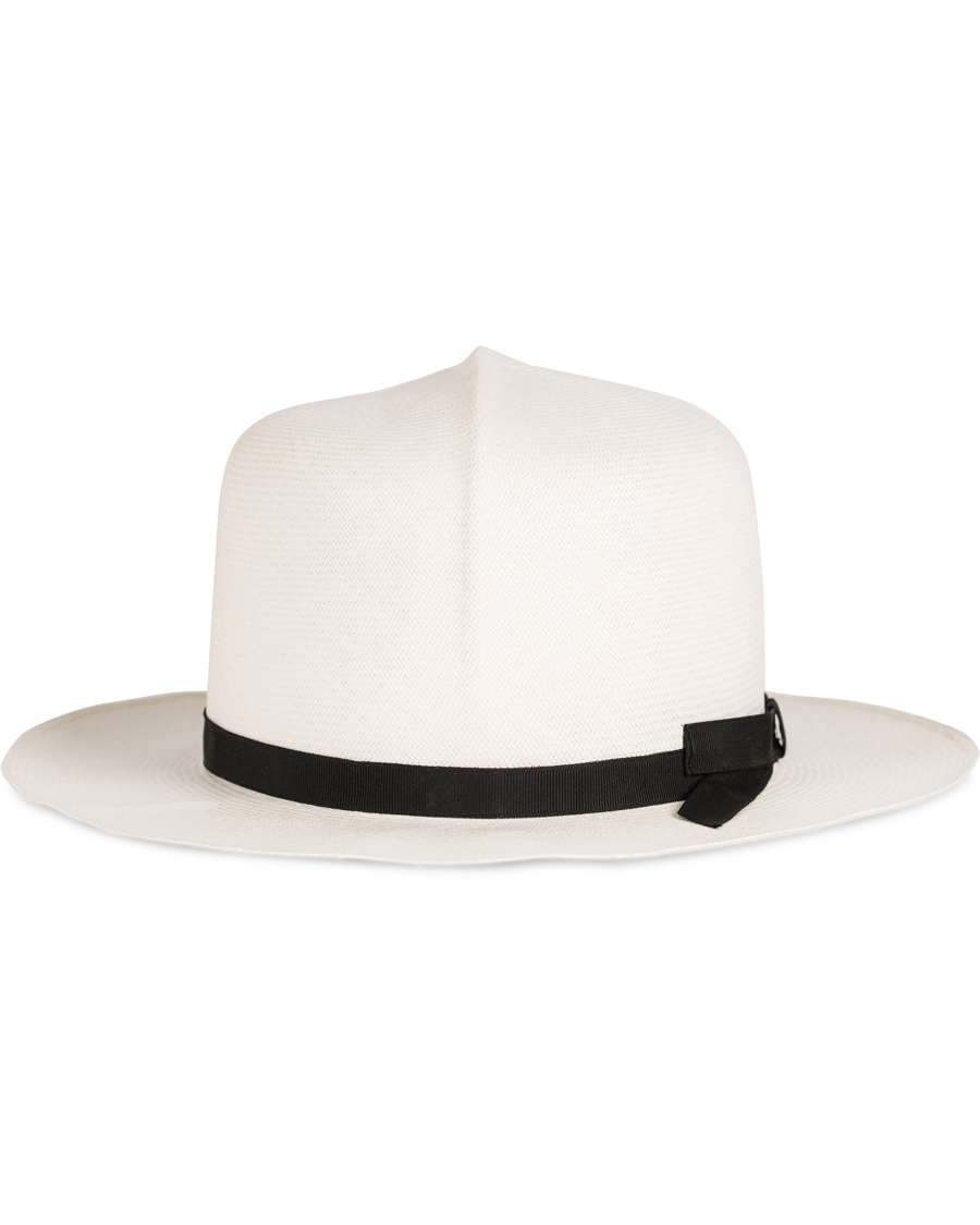 Homme | Borsalino Montechristi Rollable Panama Hat White | Borsalino | Montechristi Rollable Panama Hat White