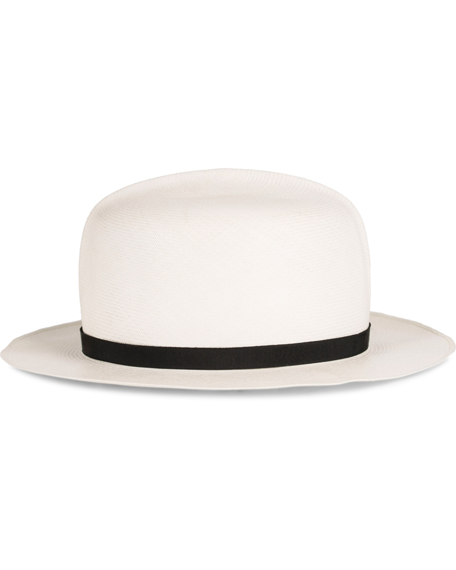 Homme | Borsalino Montechristi Rollable Panama Hat White | Borsalino | Montechristi Rollable Panama Hat White