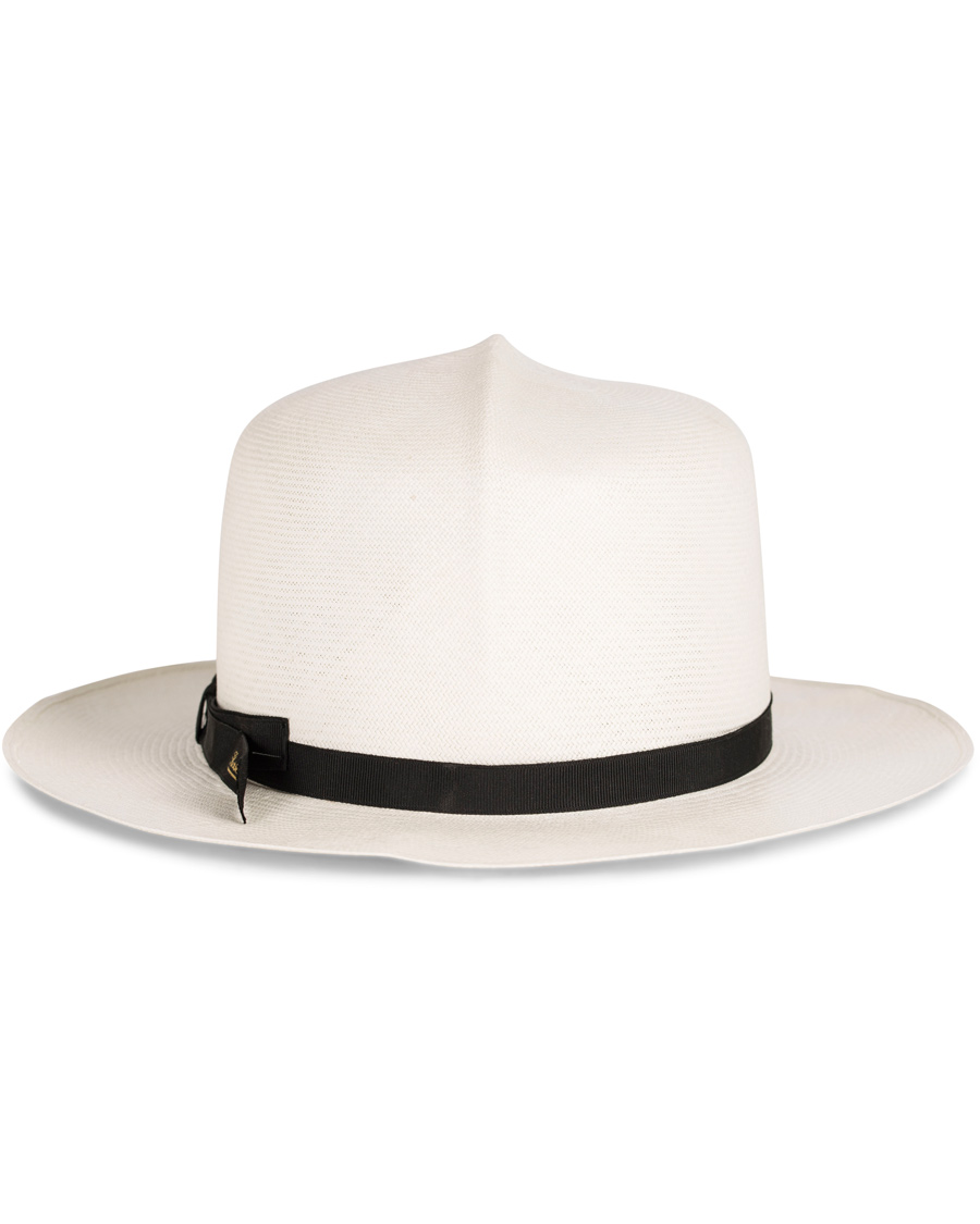 Homme | Borsalino Montechristi Rollable Panama Hat White | Borsalino | Montechristi Rollable Panama Hat White