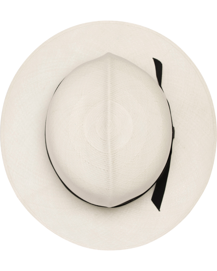 Homme | Borsalino Montechristi Rollable Panama Hat White | Borsalino | Montechristi Rollable Panama Hat White