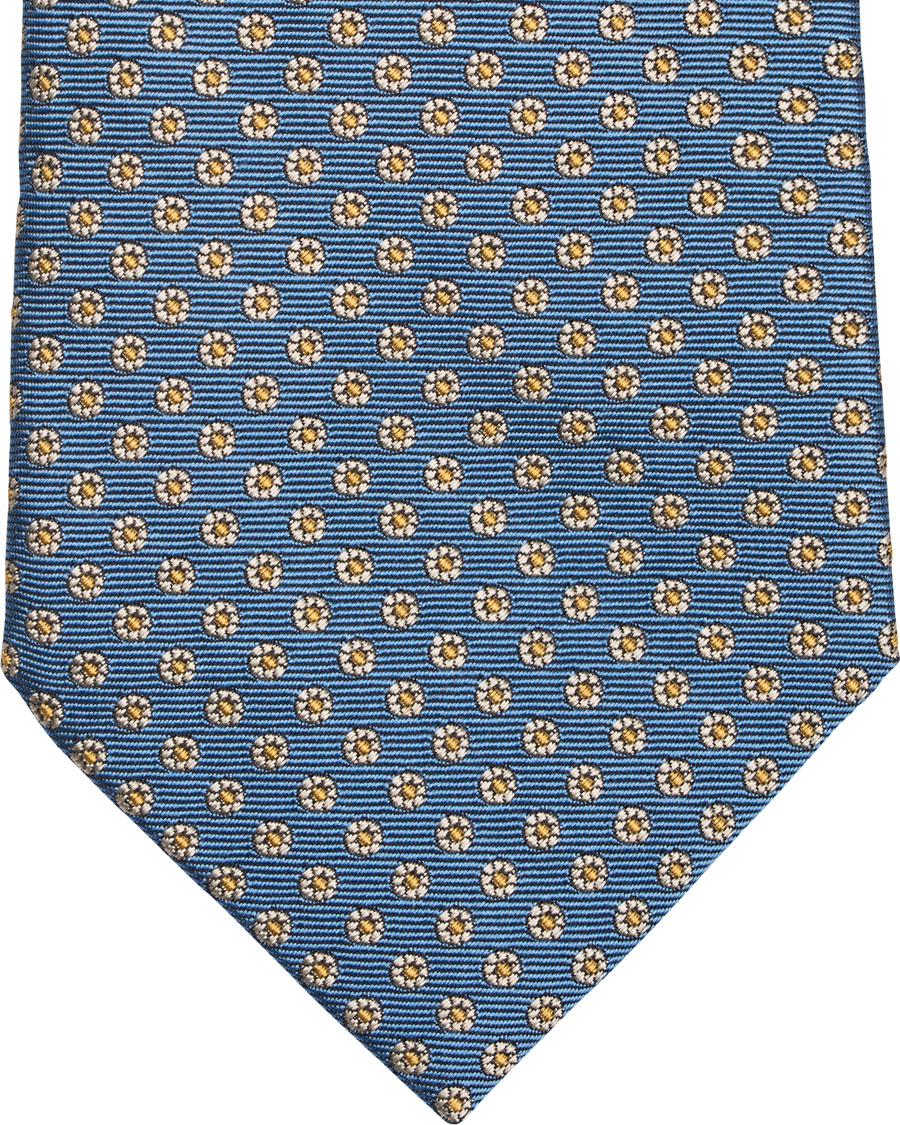 Homme | Paul Smith Accessories Woven Micro Medalion 8 cm Silk Tie Light Blue | Paul Smith Accessories | Woven Micro Medalion 8 cm Silk Tie Light Blue