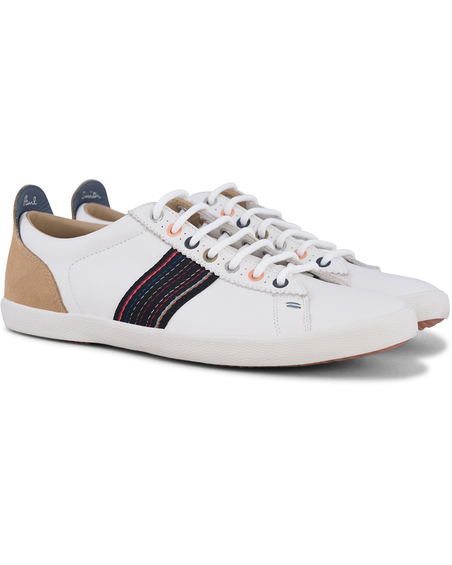 Homme | Paul Smith Shoe Osmo Sneaker White Mono Lux | Paul Smith Shoe | Osmo Sneaker White Mono Lux