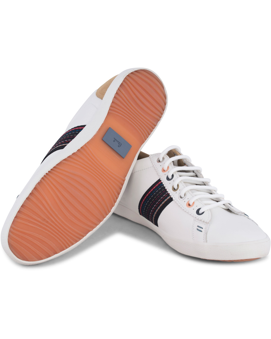 Homme | Paul Smith Shoe Osmo Sneaker White Mono Lux | Paul Smith Shoe | Osmo Sneaker White Mono Lux