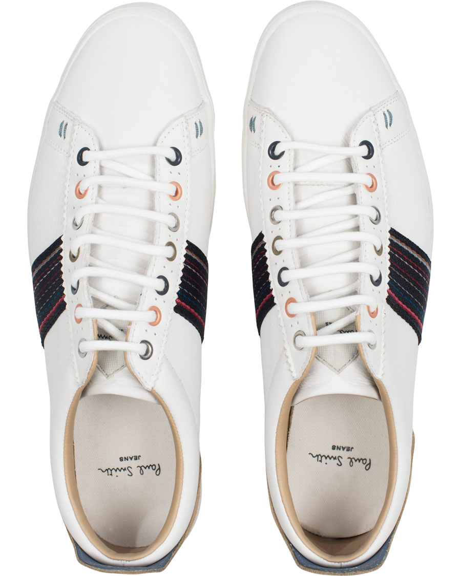Homme | Paul Smith Shoe Osmo Sneaker White Mono Lux | Paul Smith Shoe | Osmo Sneaker White Mono Lux
