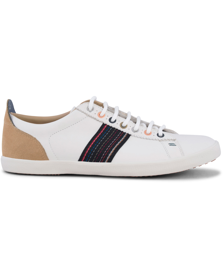 Homme | Paul Smith Shoe Osmo Sneaker White Mono Lux | Paul Smith Shoe | Osmo Sneaker White Mono Lux