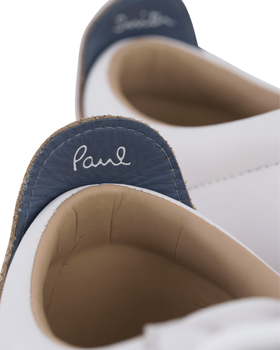 Homme | Paul Smith Shoe Osmo Sneaker White Mono Lux | Paul Smith Shoe | Osmo Sneaker White Mono Lux