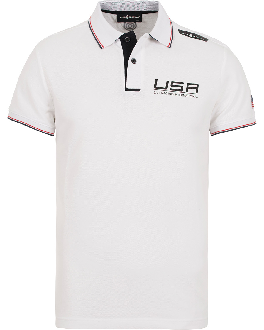 Heren | Polo's | Sail Racing | Race International USA Polo White