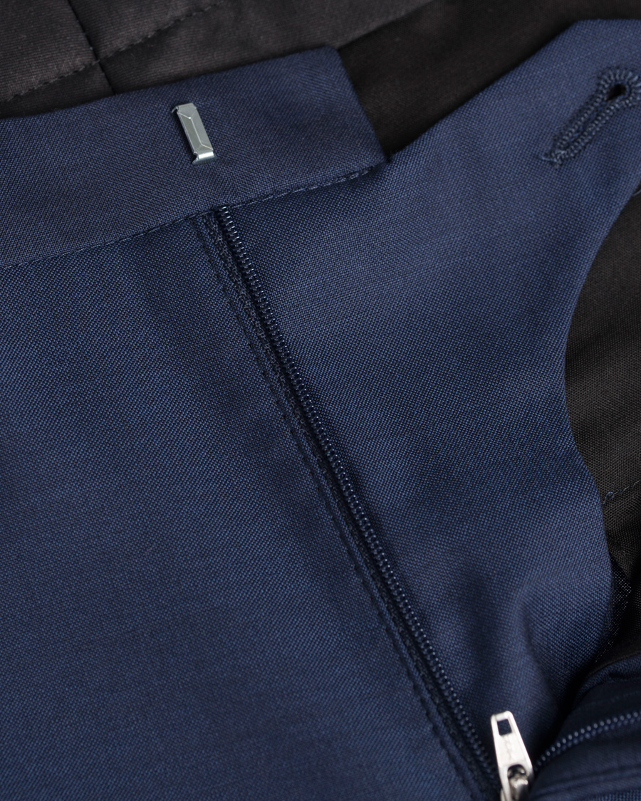 Homme | Pantalons | J.Lindeberg | Paulie Dressed Wool Trousers Blueberry