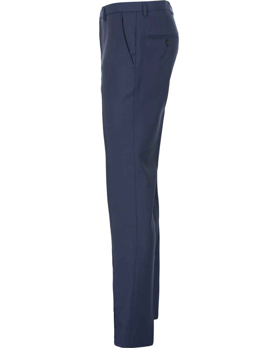 Homme | Pantalons | J.Lindeberg | Paulie Dressed Wool Trousers Blueberry