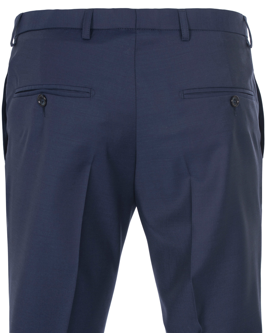 Homme | Pantalons | J.Lindeberg | Paulie Dressed Wool Trousers Blueberry