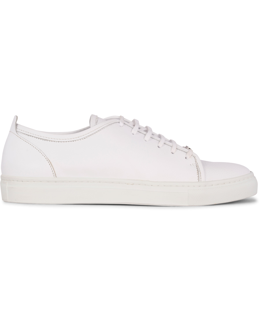 Homme | J.Lindeberg Lace Sneaker White Leather | J.Lindeberg | Lace Sneaker White Leather