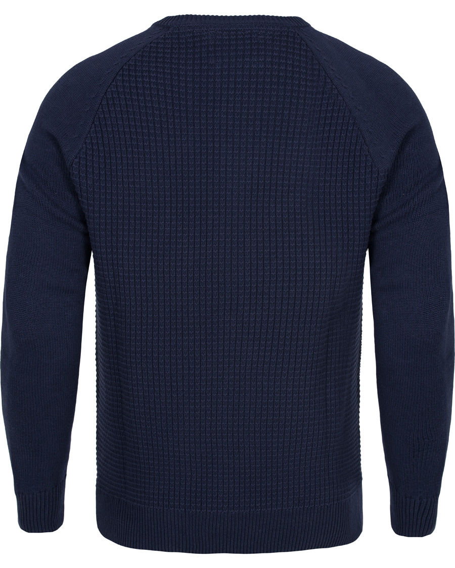 Homme | Pulls Et Tricots | Lyle & Scott | Crew Neck Garter Bomber Navy