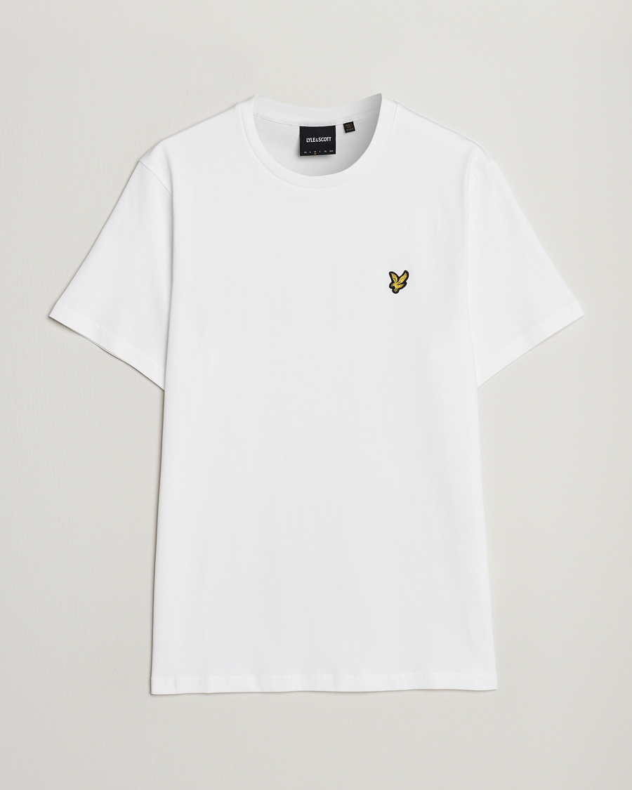 Heren | T-shirts | Lyle & Scott | Crew Neck Organic Cotton T-Shirt White