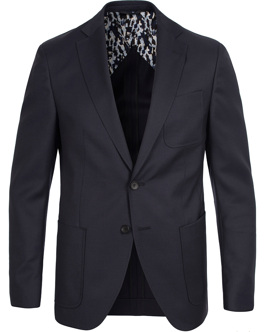 Heren | Blazers | BOSS BLACK | BOSS Raye4 Stretch Blazer Navy
