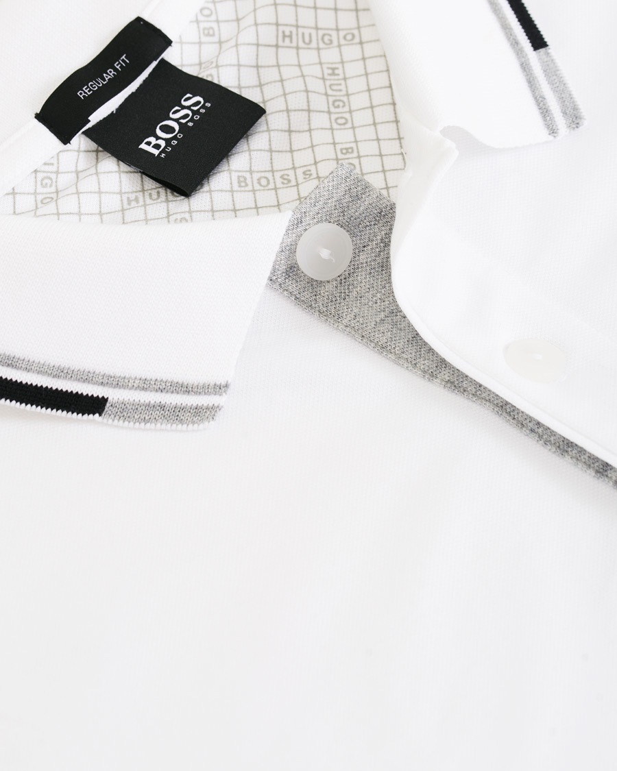 Homme | Polos | BOSS GREEN | BOSS Athleisure Paddy Pro Polo White