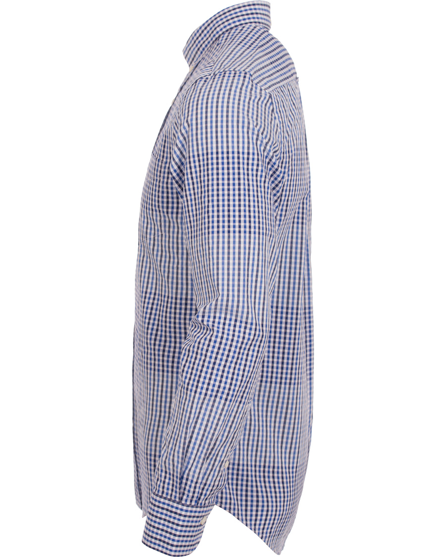 Homme | Chemises | GANT Diamond G | Check Block Fitted Body Shirt Yale Blue