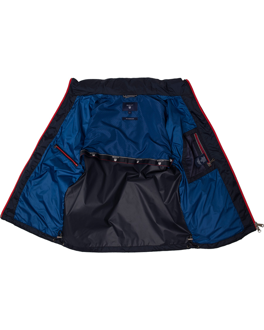 Homme | Manteaux Et Vestes | GANT | The Windbreaker Jacket Evening Blue