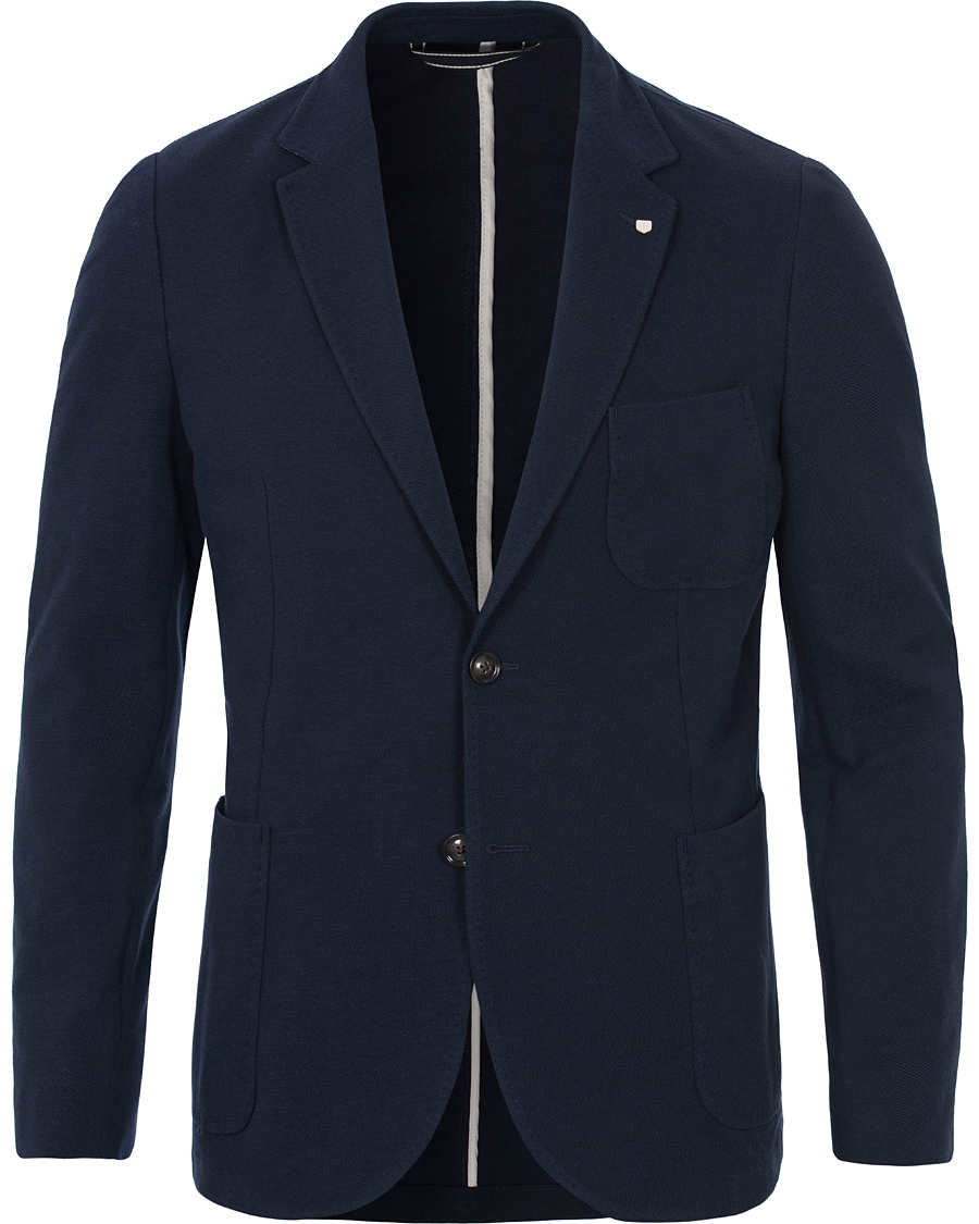 Homme | Blazers | GANT | The Jersey Weekender Fit Blazer Marine