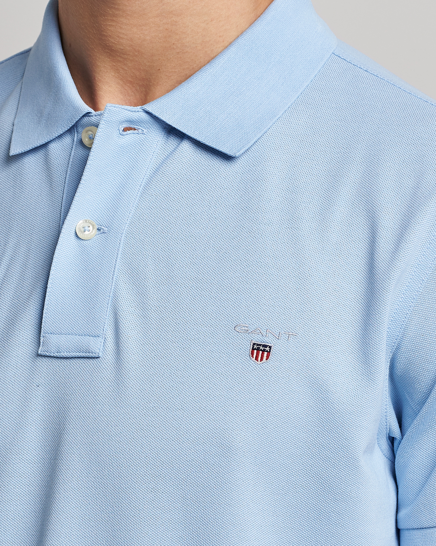 Homme | Polos | GANT | The Original Polo Capri Blue