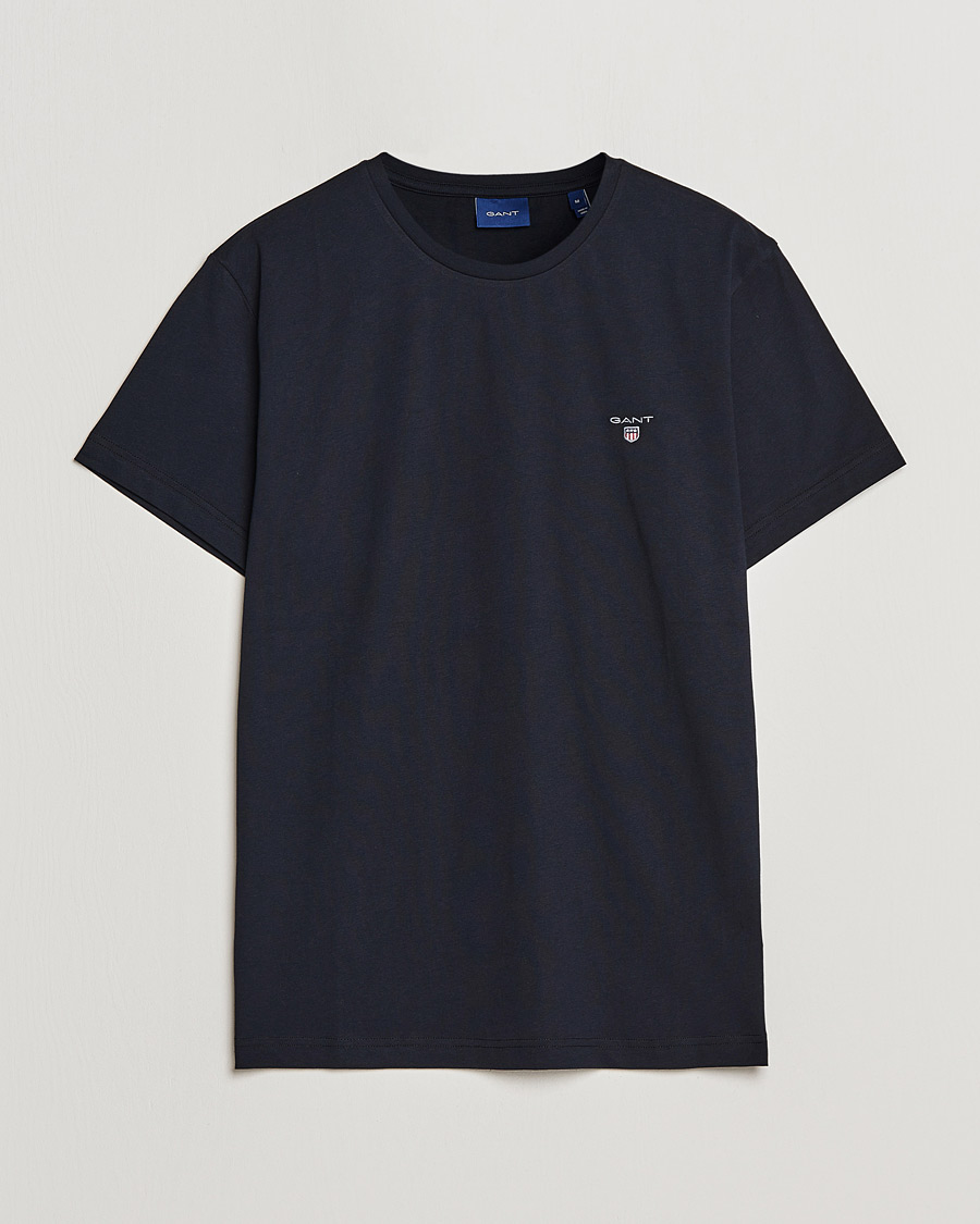 Homme | T-shirts | GANT | The Original Solid Tee Black