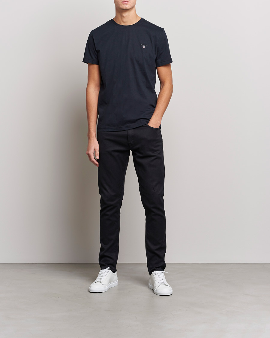 Homme | T-shirts | GANT | The Original Solid Tee Black