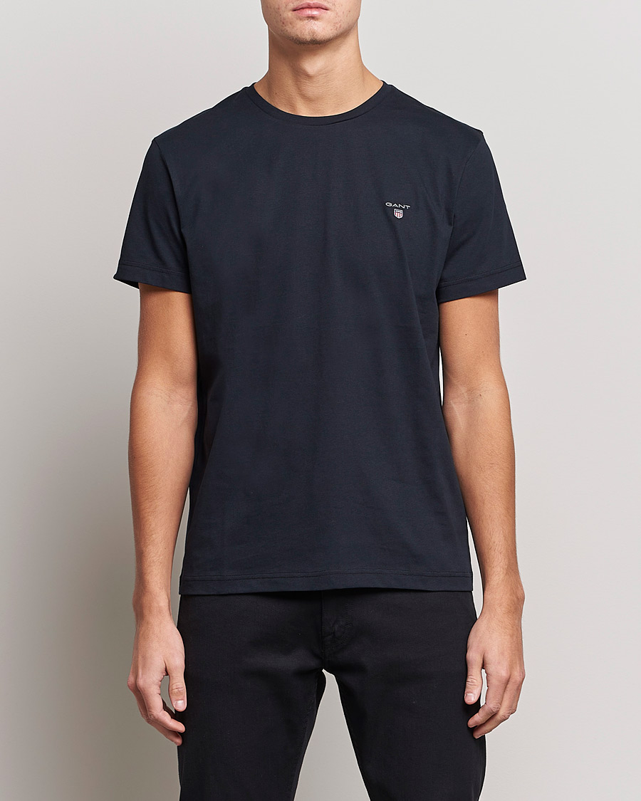 Homme | T-shirts | GANT | The Original Solid Tee Black