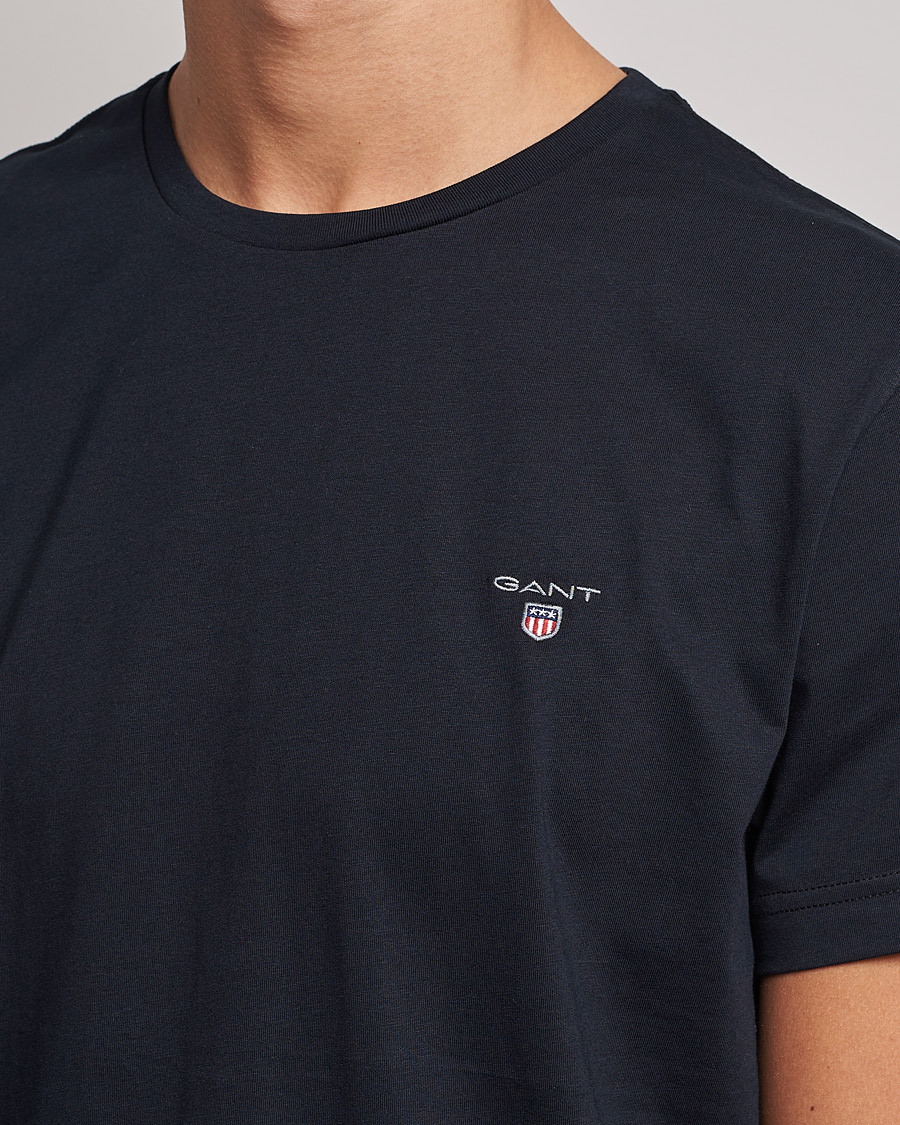 Homme | T-shirts | GANT | The Original Solid Tee Black