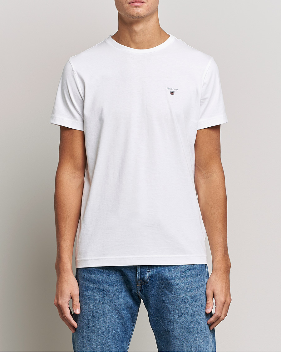 Heren | T-shirts | GANT | The Original Solid Tee White