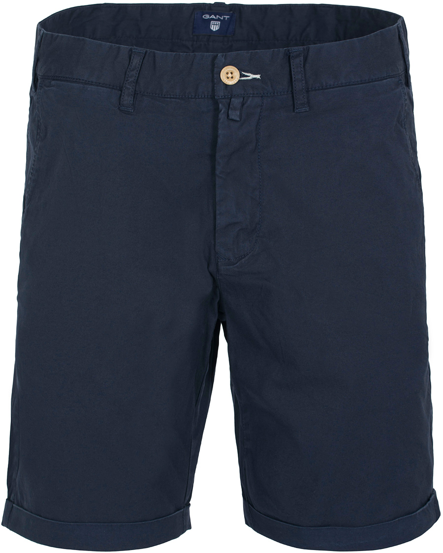 Homme | Shorts | GANT | Summer Chino Shorts Evening Blue