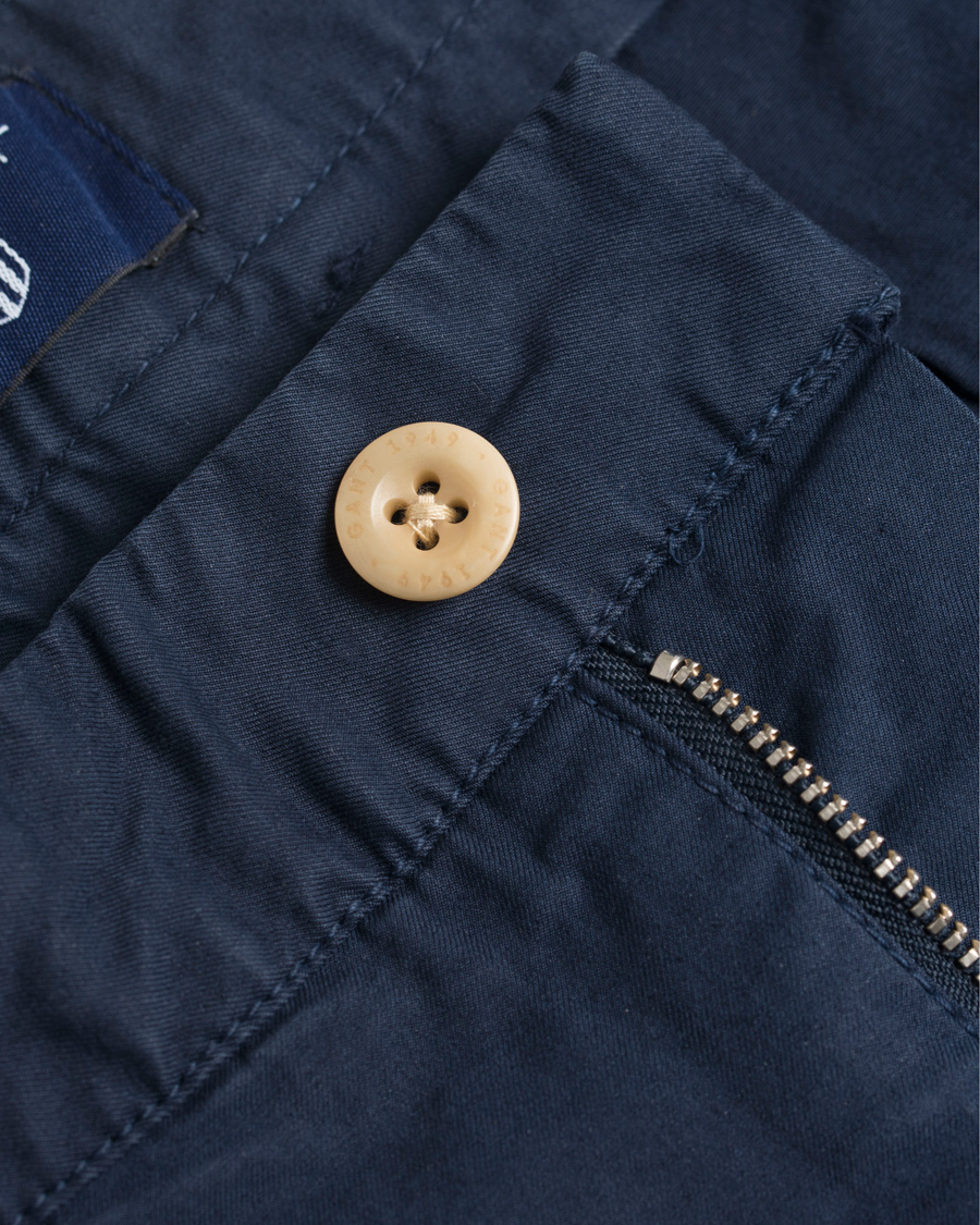 Homme | Shorts | GANT | Summer Chino Shorts Evening Blue