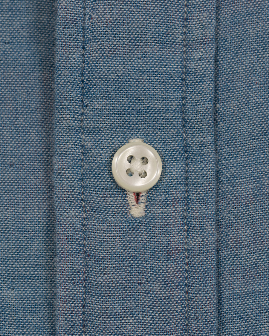 Homme | Chemises | Polo Ralph Lauren | Slim Fit Shirt Twofaced Chambray/Red