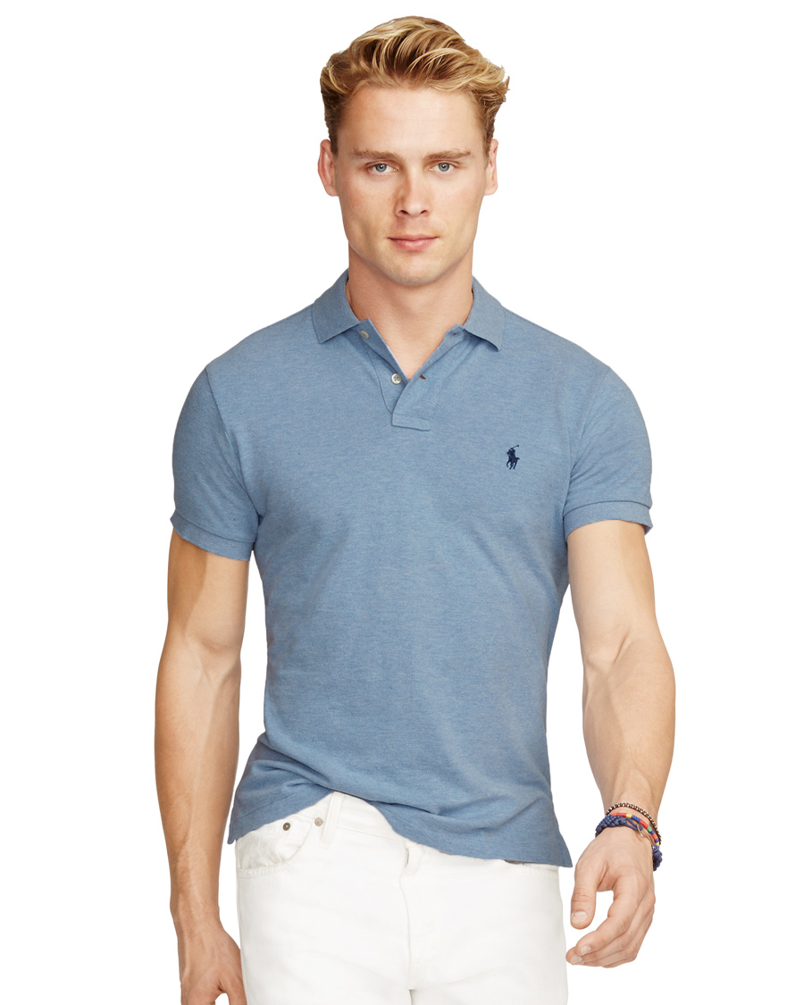 Homme | Polos | Polo Ralph Lauren | Custom Fit Polo Jamacia Heather