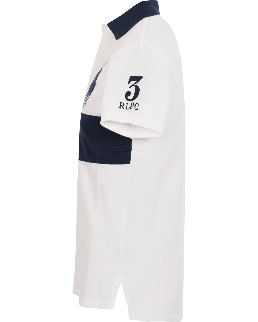 Homme | Polos | Polo Ralph Lauren | Blackwatch Block Stripe Polo White