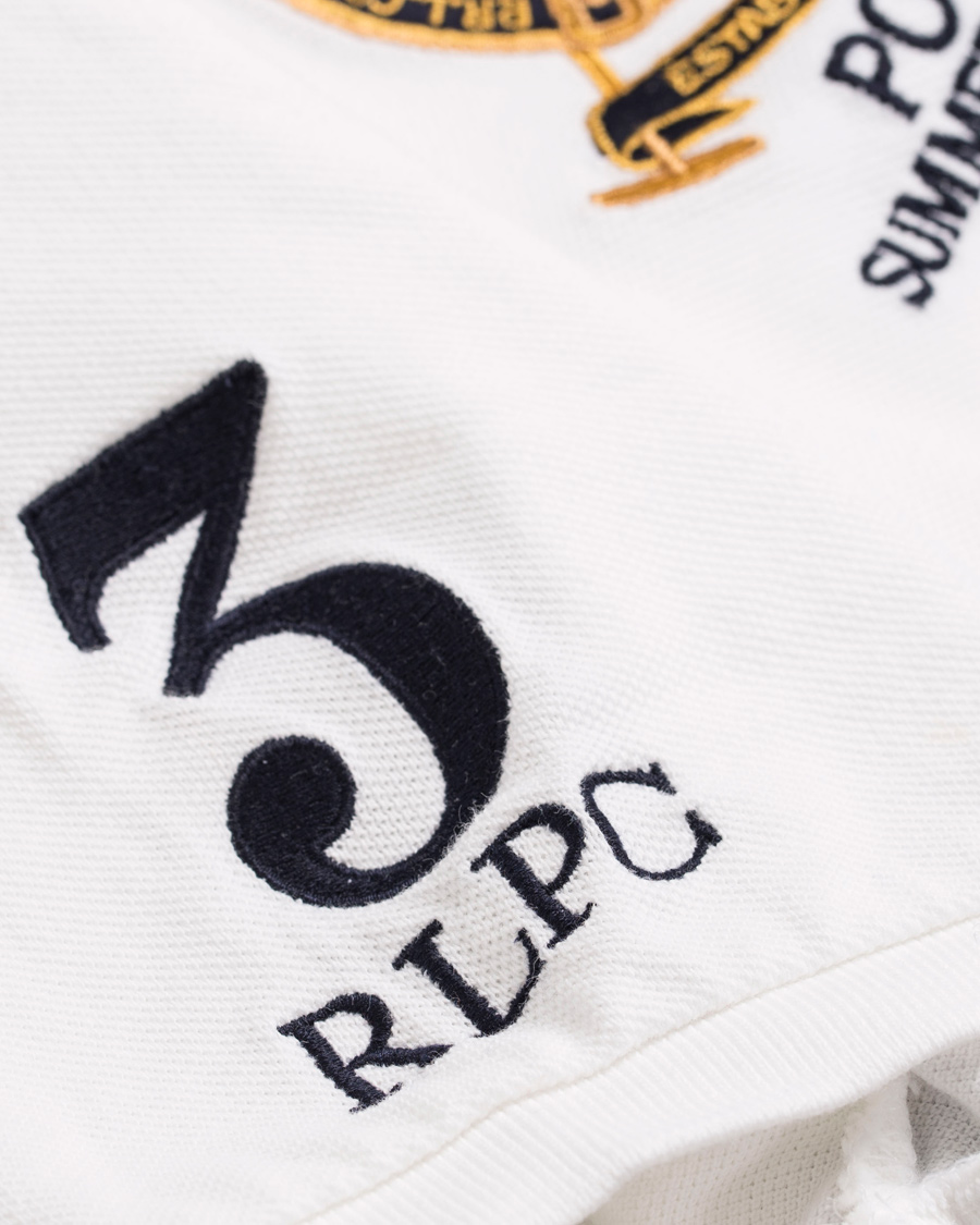 Homme | Polos | Polo Ralph Lauren | Blackwatch Block Stripe Polo White