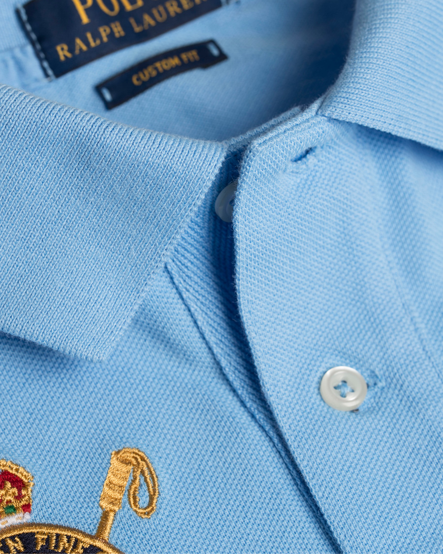 Homme | Polos | Polo Ralph Lauren | Blackwatch Diagonal Stripe Polo Chatham Blue