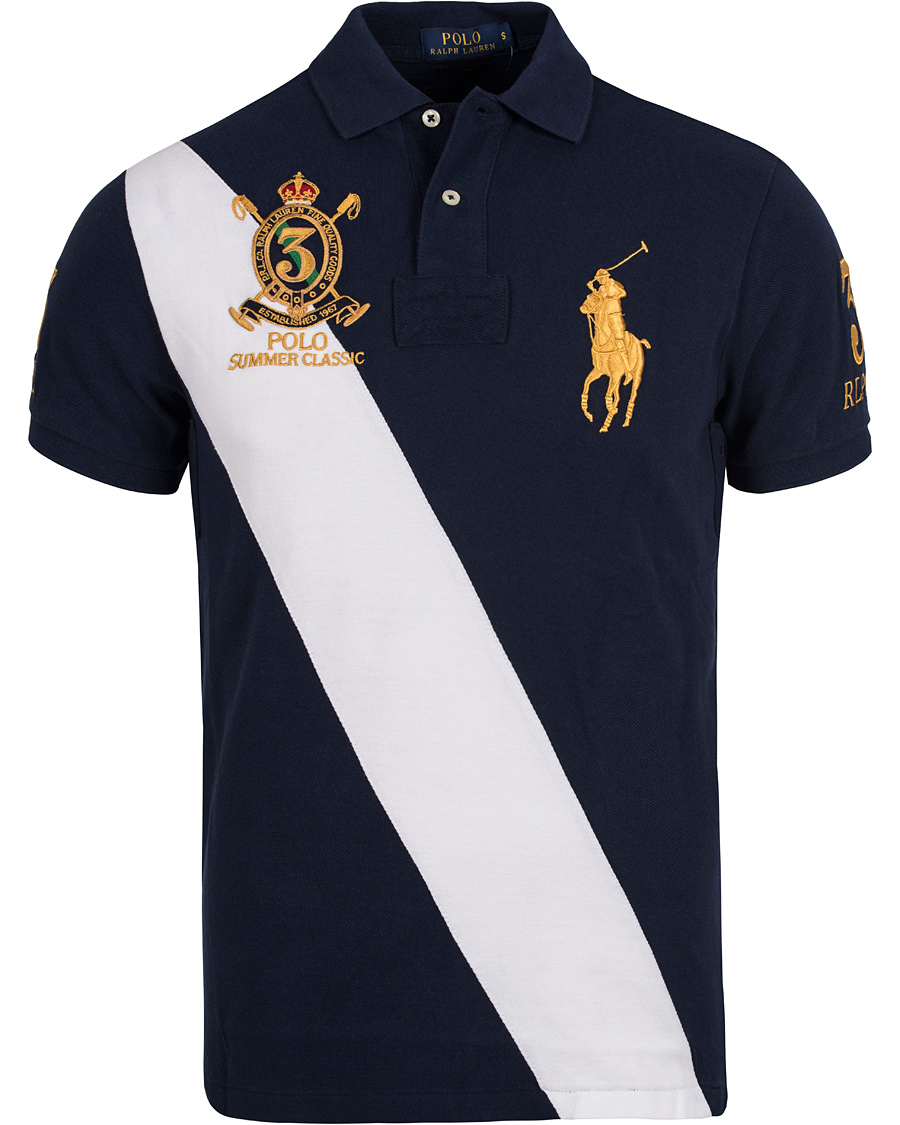 Homme | Polos | Polo Ralph Lauren | Blackwatch Diagonal Stripe Polo French Navy